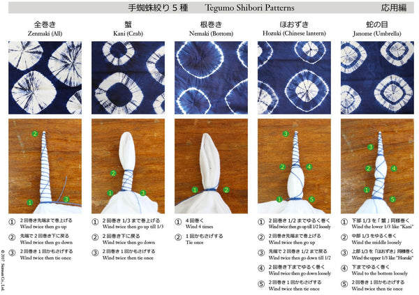 Green Kikai-Kumo Shibori Tenugui
