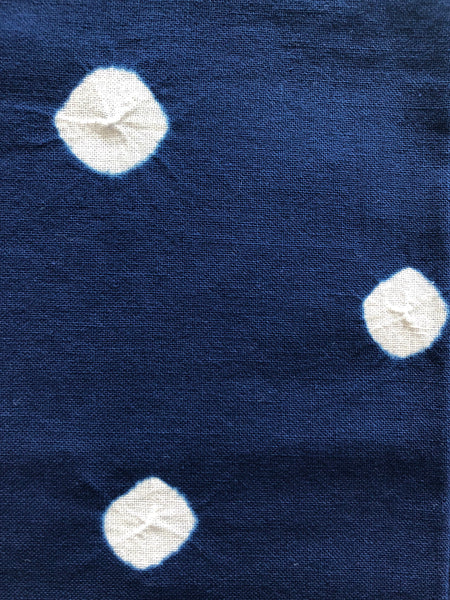 Blue Mizutama Ko-boushi Shibori Tenugui