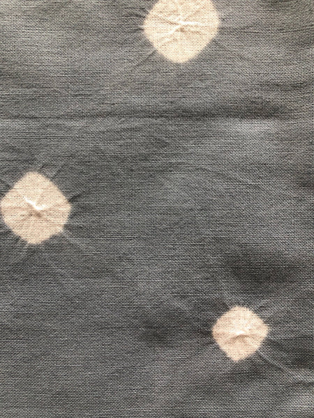 Grey Mizutama Ko-boushi Shibori Tenugui