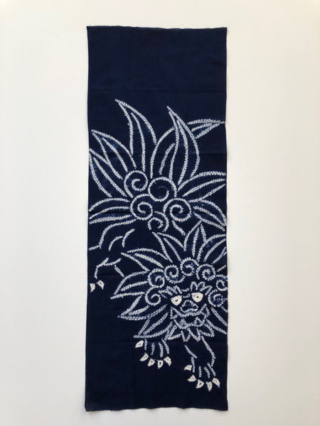 Shishi Ori-nui & Makiage Shibori Tenugui