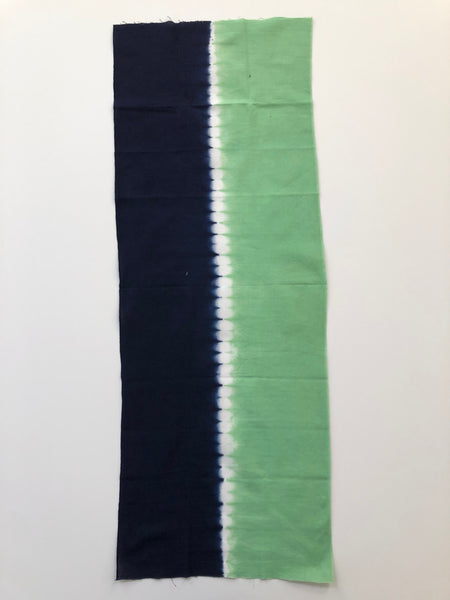Green Somewake Shibori Tenugui