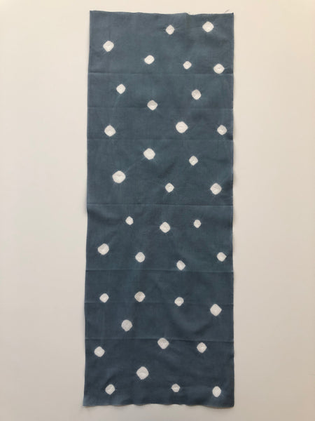 Grey Mizutama Ko-boushi Shibori Tenugui