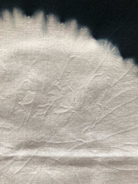 White Circles Boushi Shibori Tenugui