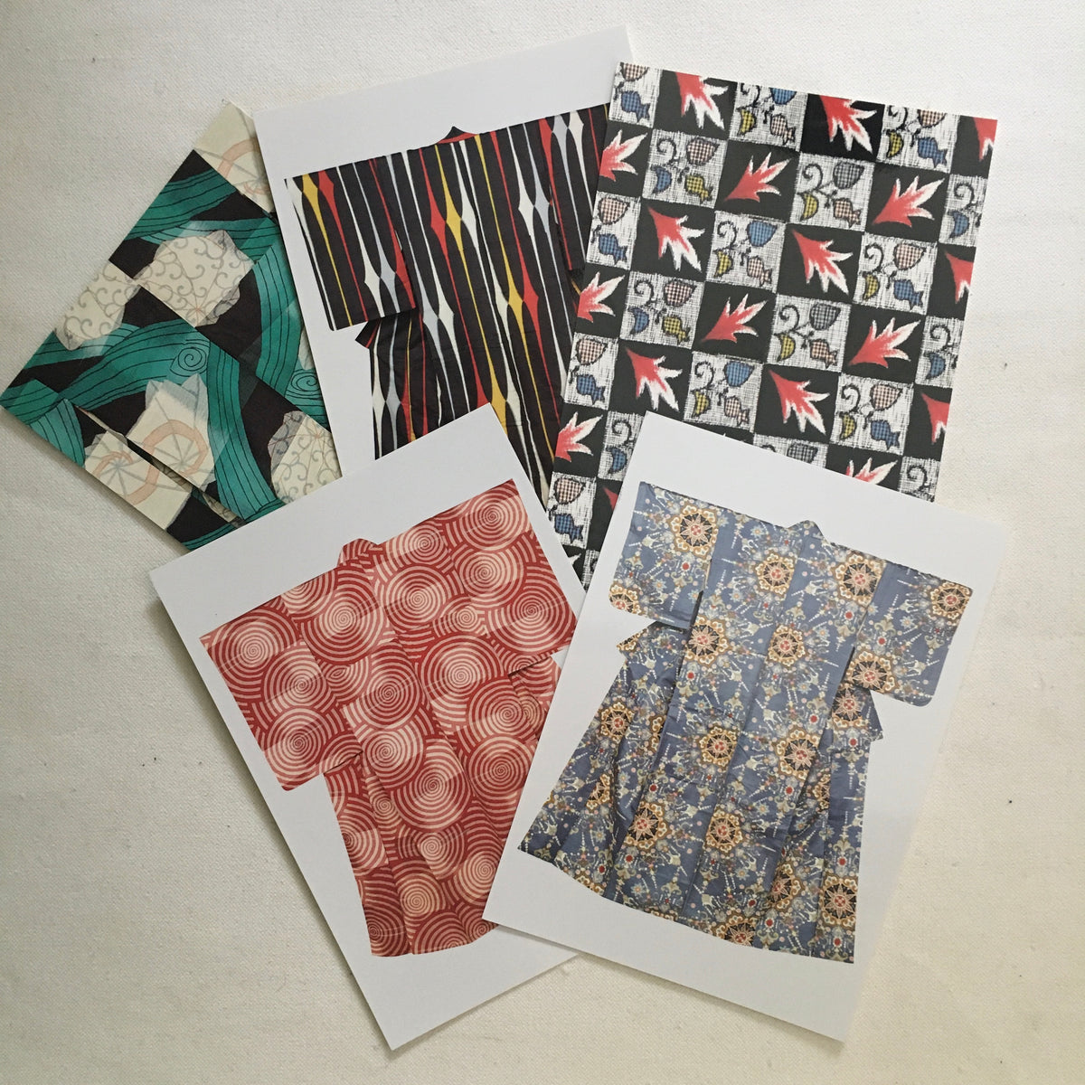 Meisen Kimono Postcards – Slow Fiber Studios