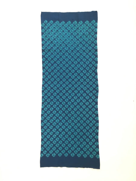 Green Kikai-Kumo Shibori Tenugui