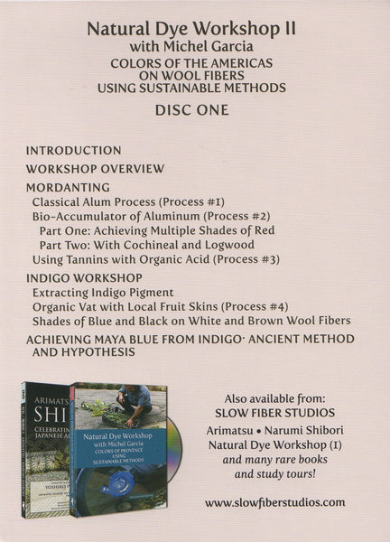 Natural Dye Workshop II: Colors of Latin America on Wool Fibers Using Sustainable Methods