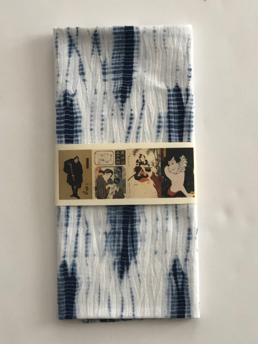 【SCENERITY】Tachi damage summer knit Hinode & Tesuji-Tatsumaki Shibori Tenugui – Slow Fiber Studios