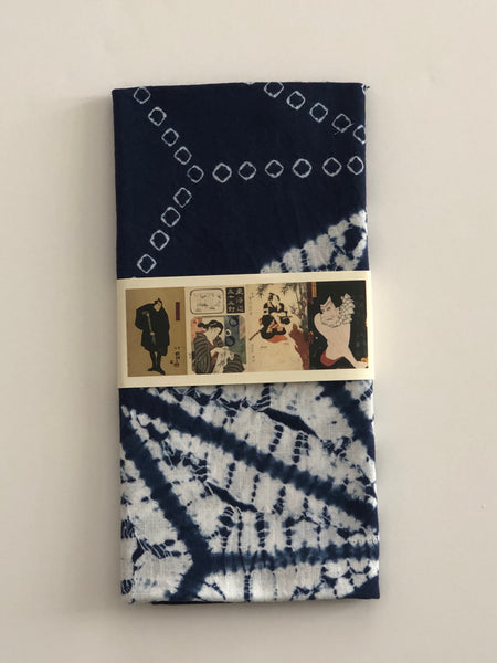 Asa-no-Ha Makiage and Tsukidashi Shibori Tenugui