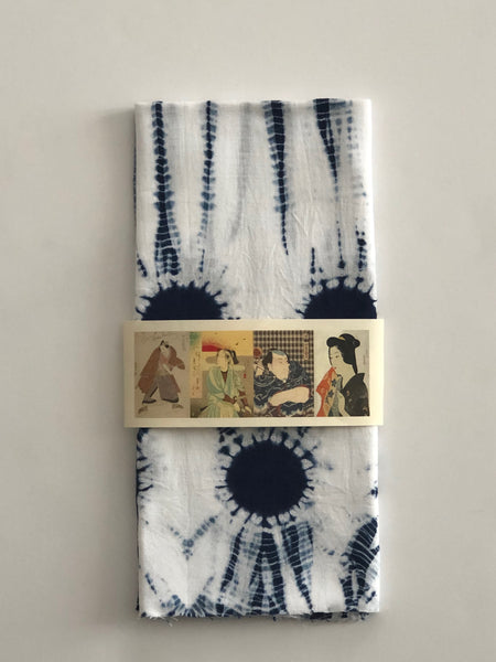 Hinode & Tesuji-Tatsumaki Shibori Tenugui