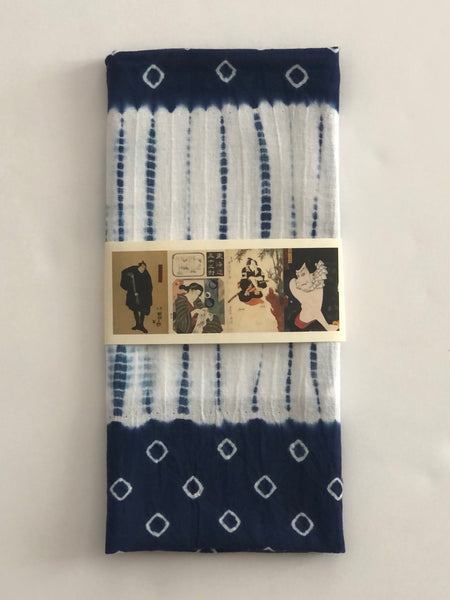 Yoroidan Tesuji and Tsukidashi Shibori Tenugui