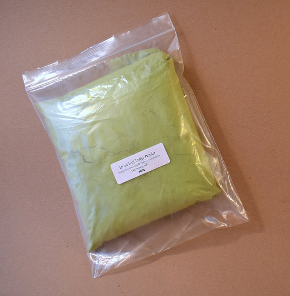 Natural Dried Indigo Leaf Powder, US Grown (1 kg or 500g)